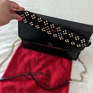 Christian Louboutin Loubiblues leather studded bag